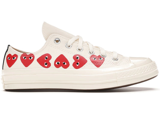 Converse Chuck Taylor All Star 70 Ox Comme des Garcons PLAY Multi-Heart White